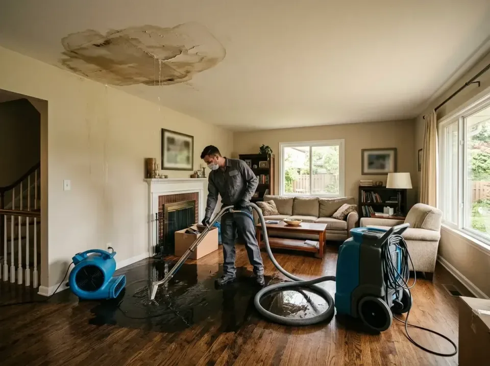 attic-pipe-burst-ceiling-drip-008 — frequently asked questions, Water Damage Restoration & Carpet Care in Gravette, AR
